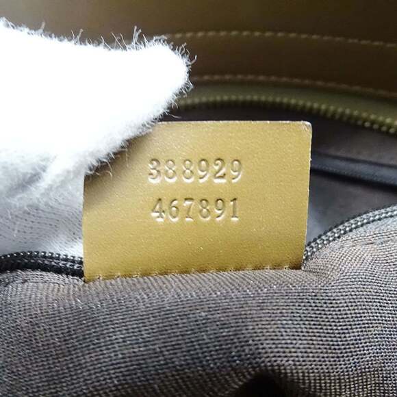 GUCCI Authentic Brown Canvas Shoulder Bag - Picture 10 of 14